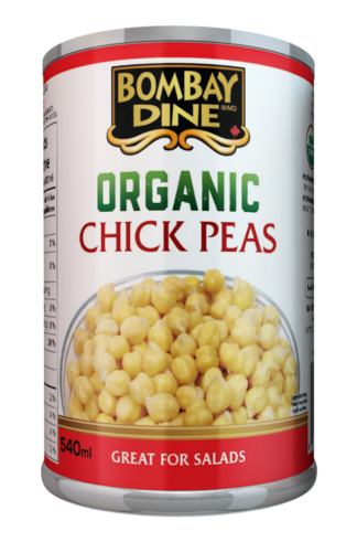 Bombay Dine Organic Chick Peas - 540ml