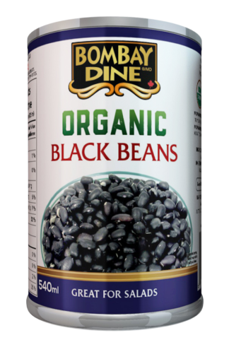 Bombay Dine Organic Black Beans - 540ml