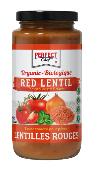 Perfect Chef Organic Red Lentil Pasta Sauce - 740ml