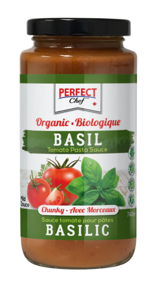 Perfect Chef Organic Sweet Basil Pasta Sauce - 740ml