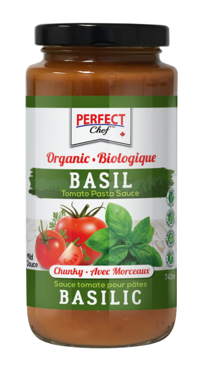 Perfect Chef Organic Sweet Basil Pasta Sauce - 740ml