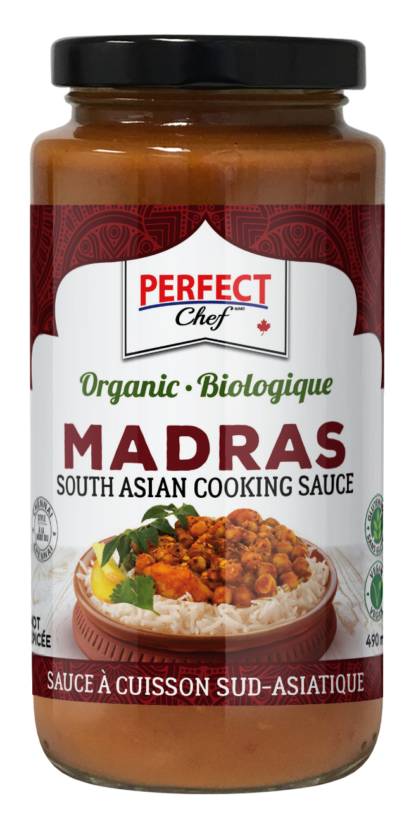 Perfect Chef Organic Madras Indian Cooking Sauce - 490ml