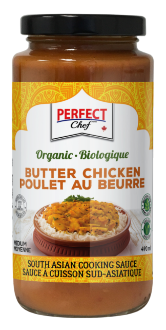 Perfect Chef Organic Butter Chicken Indian Cooking Sauce - 490ml