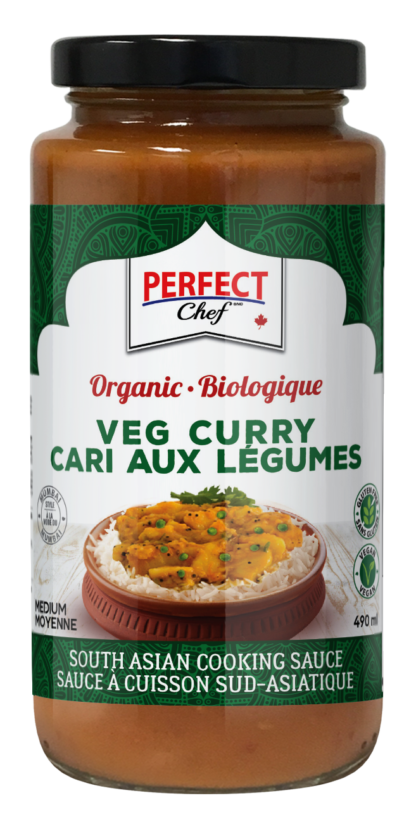 Perfect Chef Organic Veg Curry Indian Cooking Sauce - 490ml