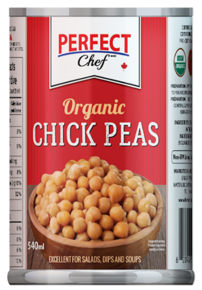 Perfect Chef Organic Chick Peas - 398ml