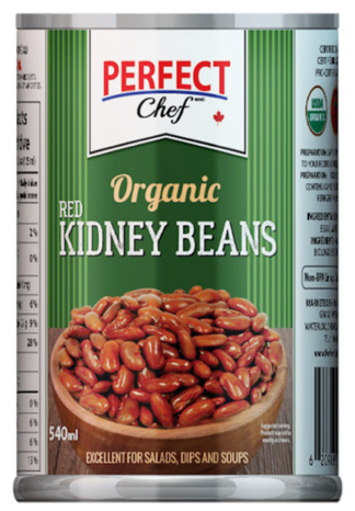 Perfect Chef Organic Red Kidney Beans - 398ml