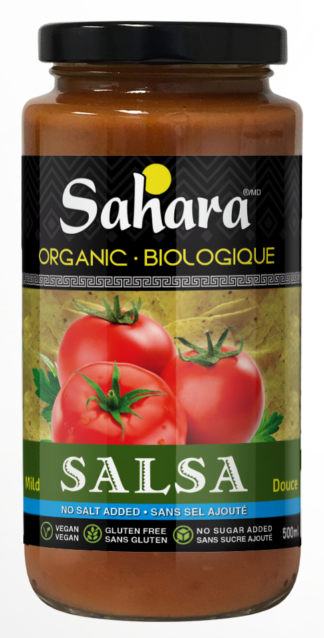 Sahara Organic Mild Salsa No Sugar or Salt Added - 500ml