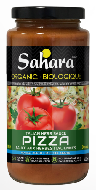 Sahara Organic Italian Herbs Pizza Sauce No Sugar or Salt Added - 500ml